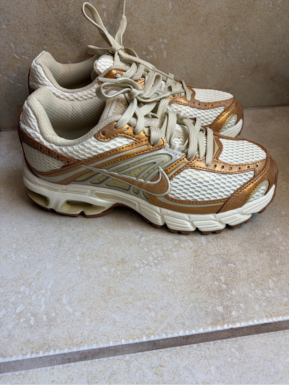 Nike Wmns Air Max Moto 2K 'Coconut Milk Team Gold' NEW